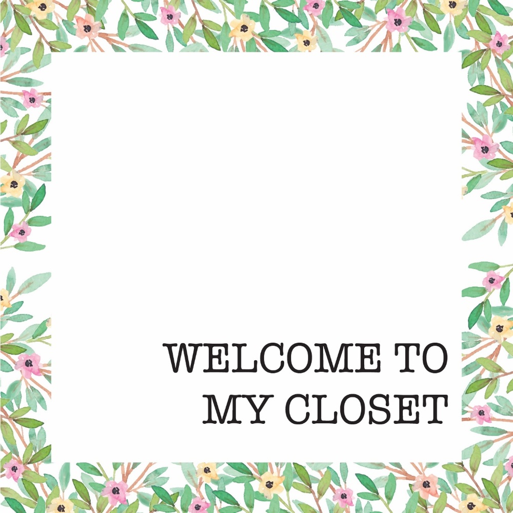 Welcome to my closet!